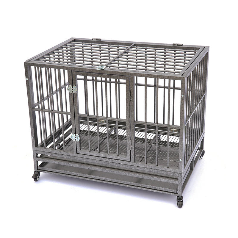 Buksan ang tuktok na mabibigat na tubo ng metal na aso Buksan ang tuktok na mabibigat na tubo ng metal na aso