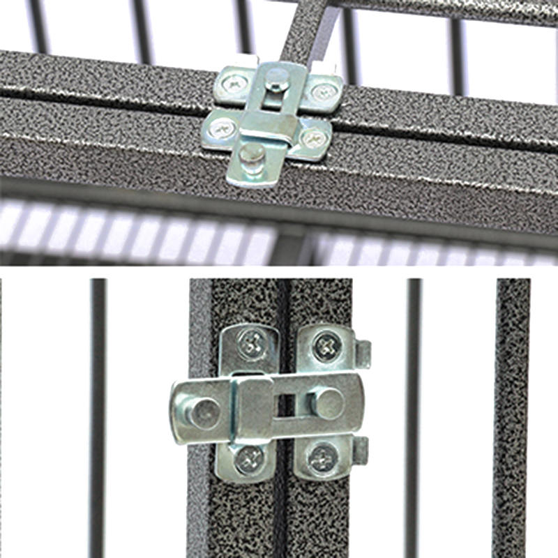 Buksan ang tuktok na mabibigat na tubo ng metal na aso Buksan ang tuktok na mabibigat na tubo ng metal na aso