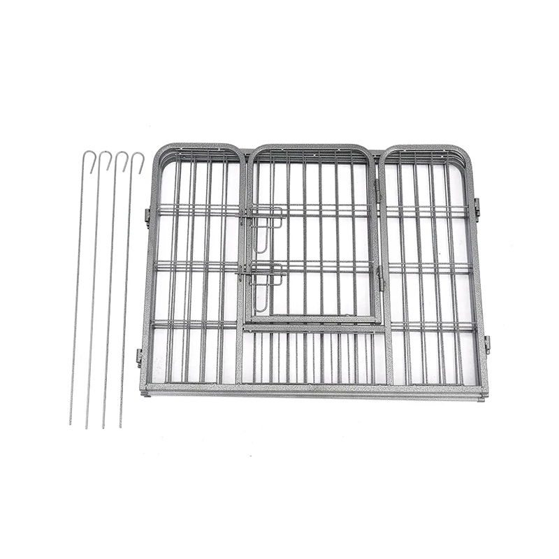 Metal Dog Fence Enclosure Foldable Tube Dog Playpen Metal Dog Fence Enclosure Foldable Tube Dog Playpen