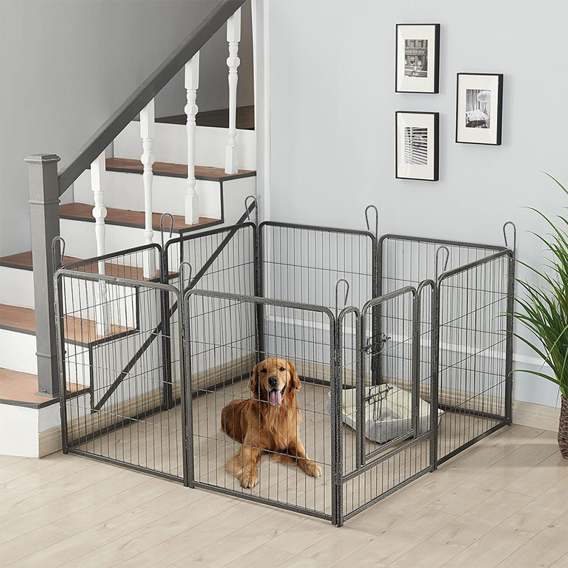 Metal Dog Fence Enclosure Foldable Tube Dog Playpen Metal Dog Fence Enclosure Foldable Tube Dog Playpen