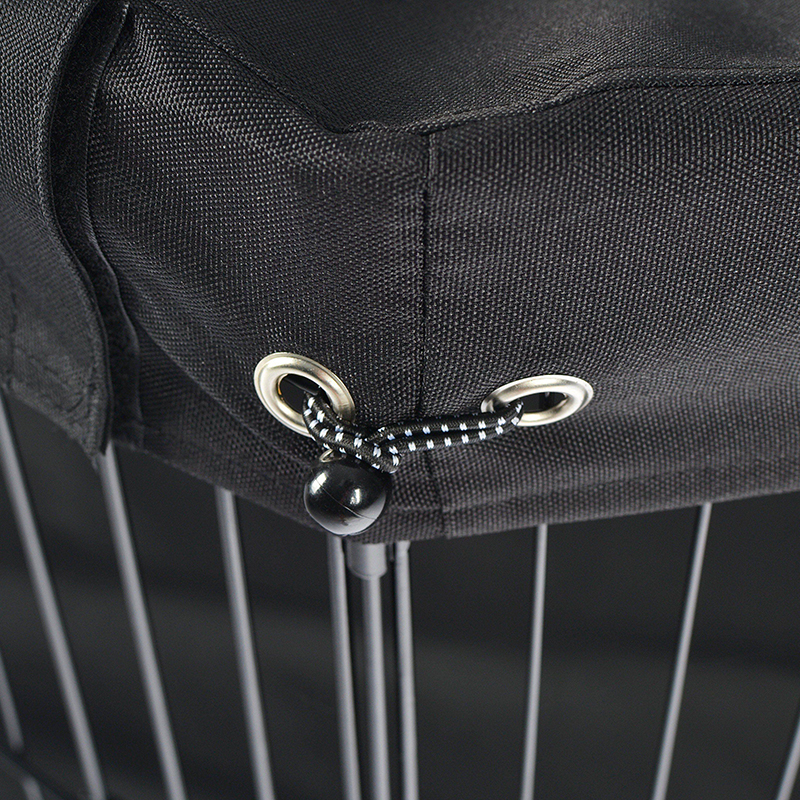 8-panel foldable wire metal dog playpen na may tuktok na takip at ilalim pad 8-panel foldable wire metal dog playpen na may tuktok na takip at ilalim pad