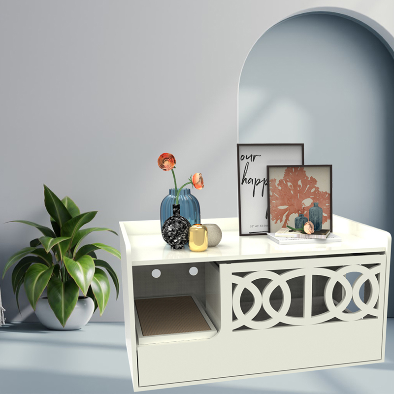 Nakatagong banyo sa banyo na enclosure ng basura ng gabinete ng gabinete cat cage Nakatagong banyo sa banyo na enclosure ng basura ng gabinete ng gabinete cat cage