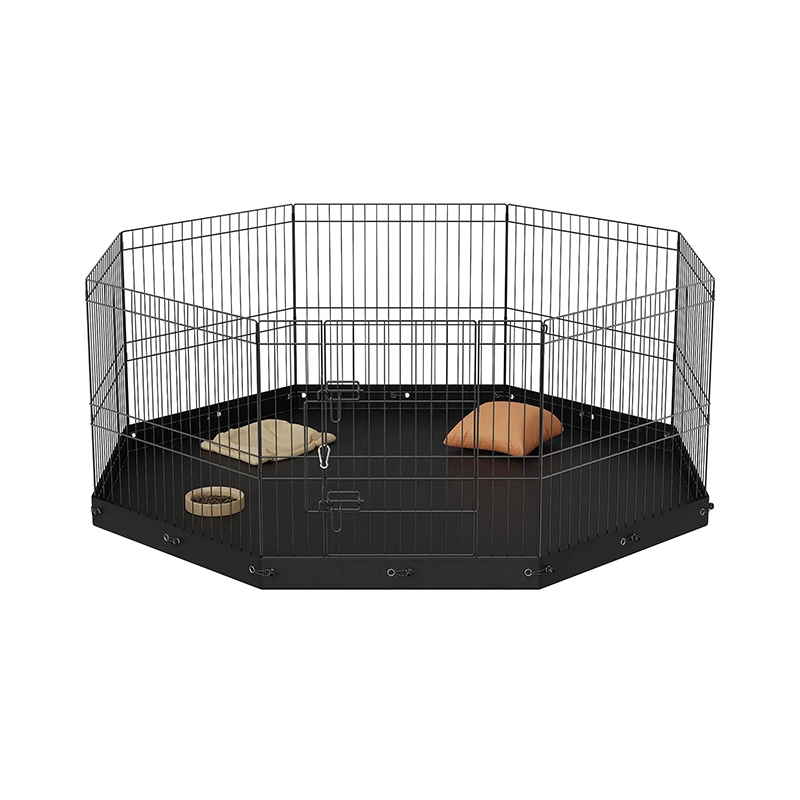 Oxford Fabric Floor Foldable Metal Wire Dog Playpen