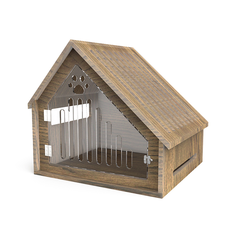 Modernong panloob na kahoy na pusa ng bahay na kasangkapan sa bahay na hawla ng pusa na may scratching board Modernong panloob na kahoy na pusa ng bahay na kasangkapan sa bahay na hawla ng pusa na may scratching board