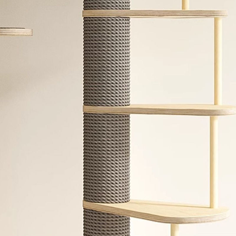 Solidong kahoy na villa multi-level tower malaking cat tree climbing frame Solidong kahoy na villa multi-level tower malaking cat tree climbing frame