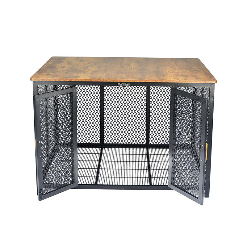 Buksan ang tuktok na mabibigat na tungkulin na kahoy na istilo ng istilo ng aso Buksan ang tuktok na mabibigat na tungkulin na kahoy na istilo ng istilo ng aso