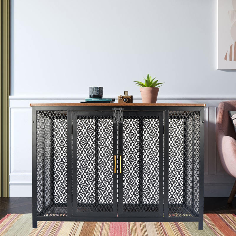 Buksan ang tuktok na mabibigat na tungkulin na kahoy na istilo ng istilo ng aso Buksan ang tuktok na mabibigat na tungkulin na kahoy na istilo ng istilo ng aso