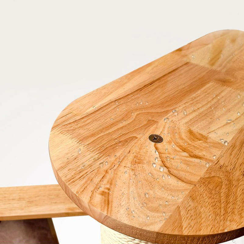 Mushroom Shape Condo Tower Wood Climbing Frame Solid Cat Tree na may Ladder Mushroom Shape Condo Tower Wood Climbing Frame Solid Cat Tree na may Ladder