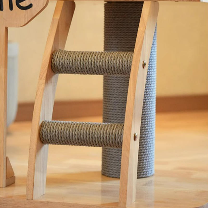 Mushroom Shape Condo Tower Wood Climbing Frame Solid Cat Tree na may Ladder Mushroom Shape Condo Tower Wood Climbing Frame Solid Cat Tree na may Ladder