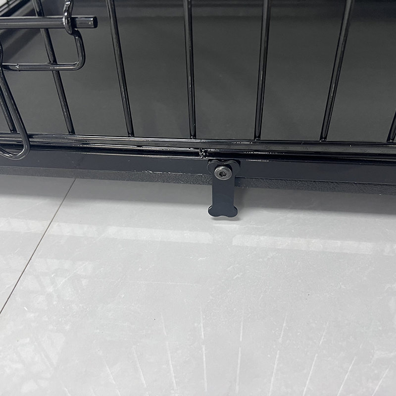 Malaking kahoy na hawla ng kahoy na aso na may naaalis na tray Malaking kahoy na hawla ng kahoy na aso na may naaalis na tray