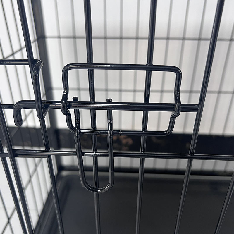 Malaking kahoy na hawla ng kahoy na aso na may naaalis na tray Malaking kahoy na hawla ng kahoy na aso na may naaalis na tray