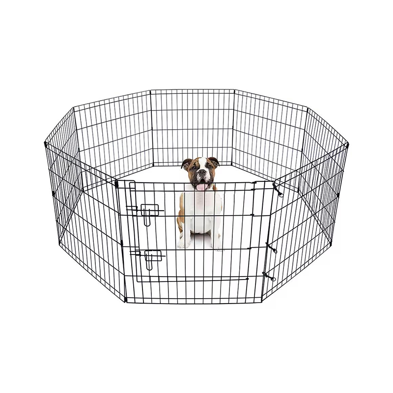 Foldable wire metal dog playpen
