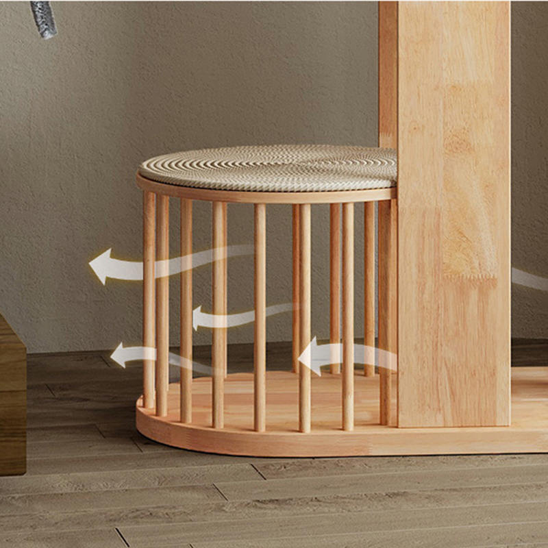 Multi-level na kahoy na tower condo climbing frame cat tree Multi-level na kahoy na tower condo climbing frame cat tree