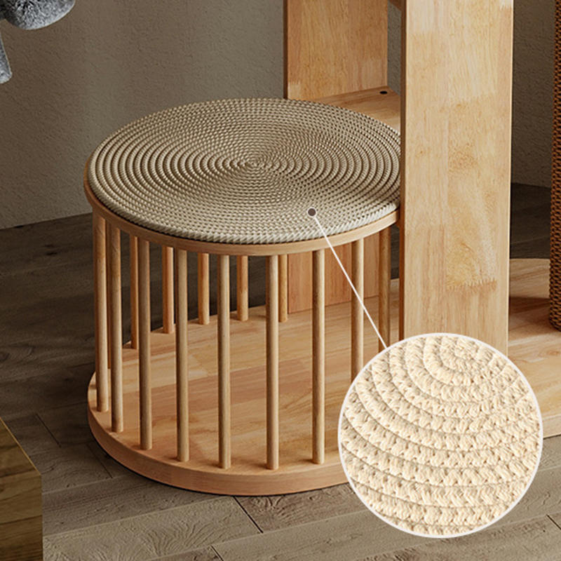 Multi-level na kahoy na tower condo climbing frame cat tree Multi-level na kahoy na tower condo climbing frame cat tree