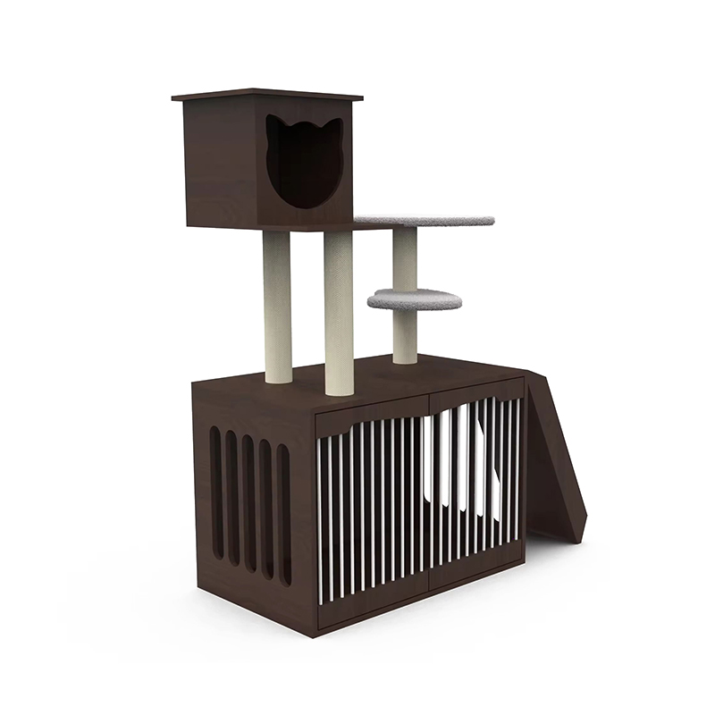 Wood Cat Tower Condo Climbing Frame Indoor Cat Tree Wood Cat Tower Condo Climbing Frame Indoor Cat Tree