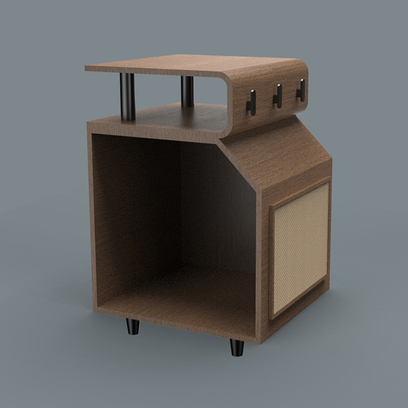 Wooden Pet Beds cat bed na may scratching board Wooden Pet Beds cat bed na may scratching board