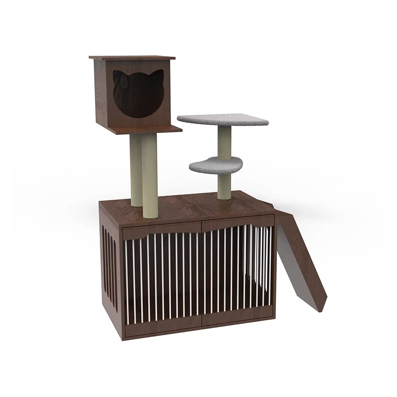Wood Cat Tower Condo Climbing Frame Indoor Cat Tree Wood Cat Tower Condo Climbing Frame Indoor Cat Tree