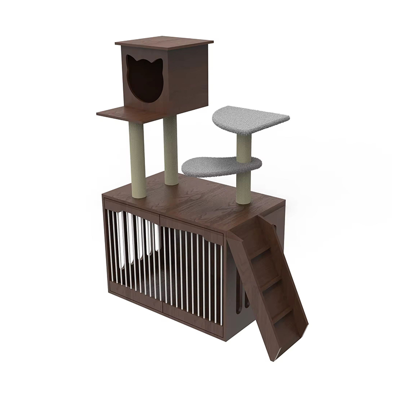 Wood Cat Tower Condo Climbing Frame Indoor Cat Tree Wood Cat Tower Condo Climbing Frame Indoor Cat Tree