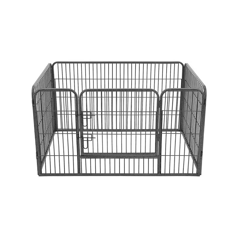 Malakas na tungkulin na natitiklop na tube metal dog playpen