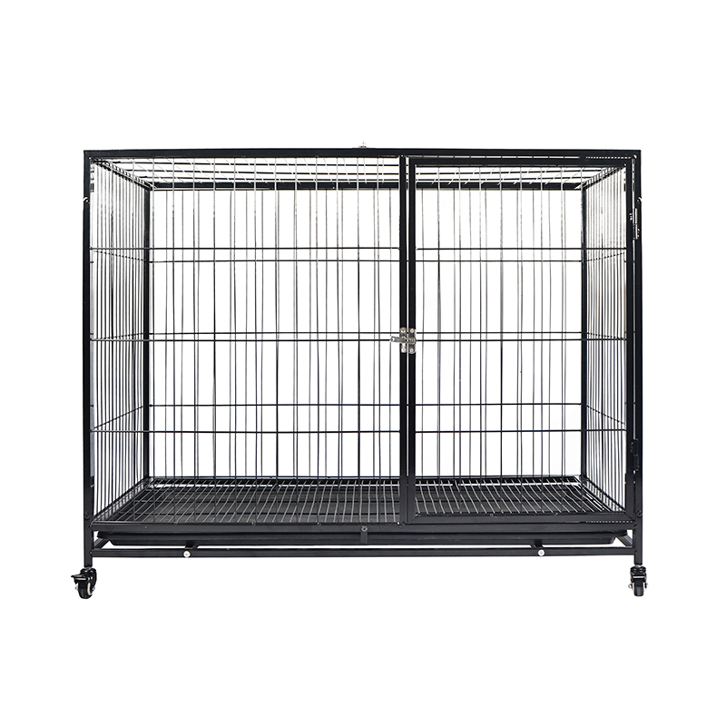 42 pulgada Buksan ang tuktok na stackable tube metal dog cage