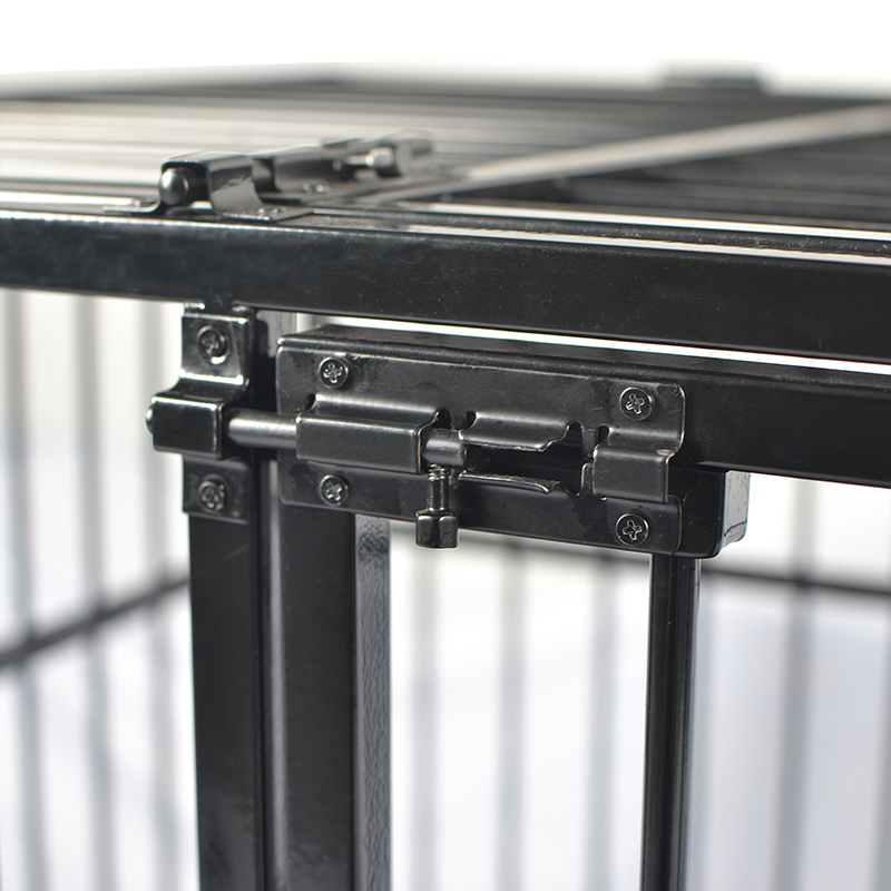 Buksan ang tuktok na anti-chew tube metal dog cage Buksan ang tuktok na anti-chew tube metal dog cage