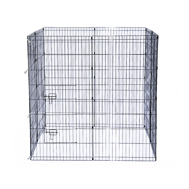 8 mga panel na natitiklop na wire metal dog playpen