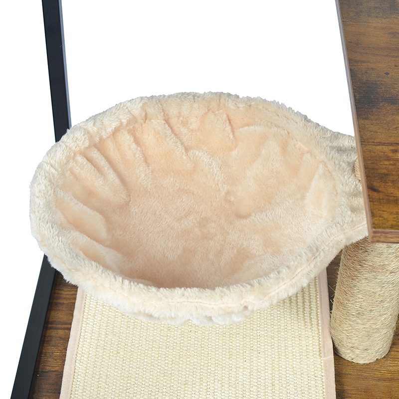 Indoor Cat Tower Condo Cat Tree na may Hammock & Litter Cabinet Indoor Cat Tower Condo Cat Tree na may Hammock & Litter Cabinet
