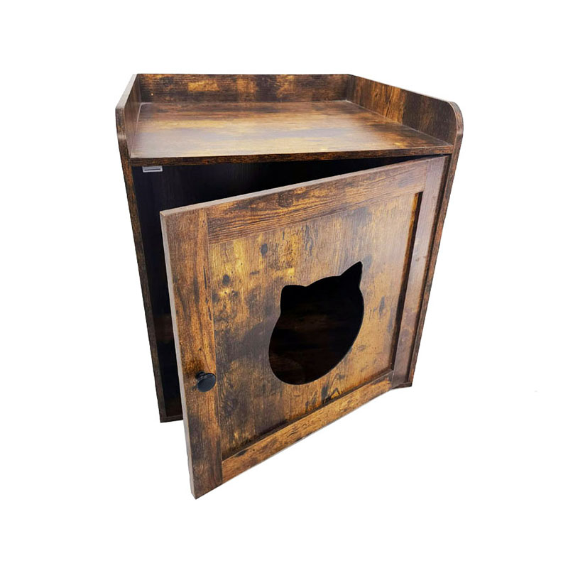 Panloob na gilid ng talahanayan ng basura ng gabinete ng kasangkapan sa bahay na pusa ng hawla Panloob na gilid ng talahanayan ng basura ng gabinete ng kasangkapan sa bahay na pusa ng hawla