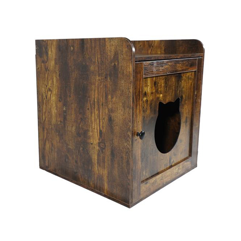 Panloob na gilid ng talahanayan ng basura ng gabinete ng kasangkapan sa bahay na pusa ng hawla Panloob na gilid ng talahanayan ng basura ng gabinete ng kasangkapan sa bahay na pusa ng hawla