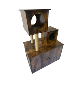 Paano maiiwasan ang isang puno ng pusa mula sa pagtagilid?